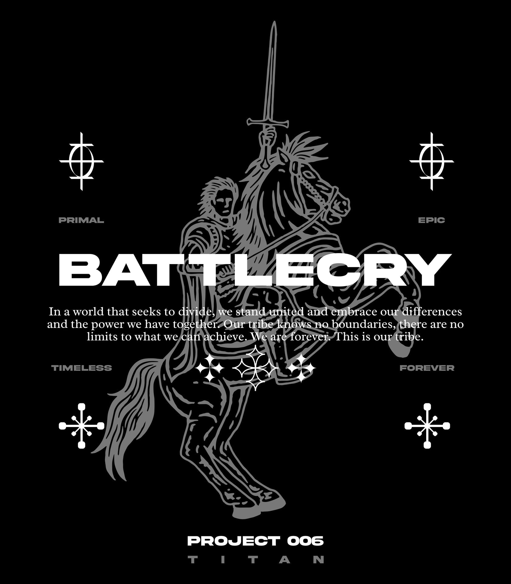 BATTLECRY Tee - Titan