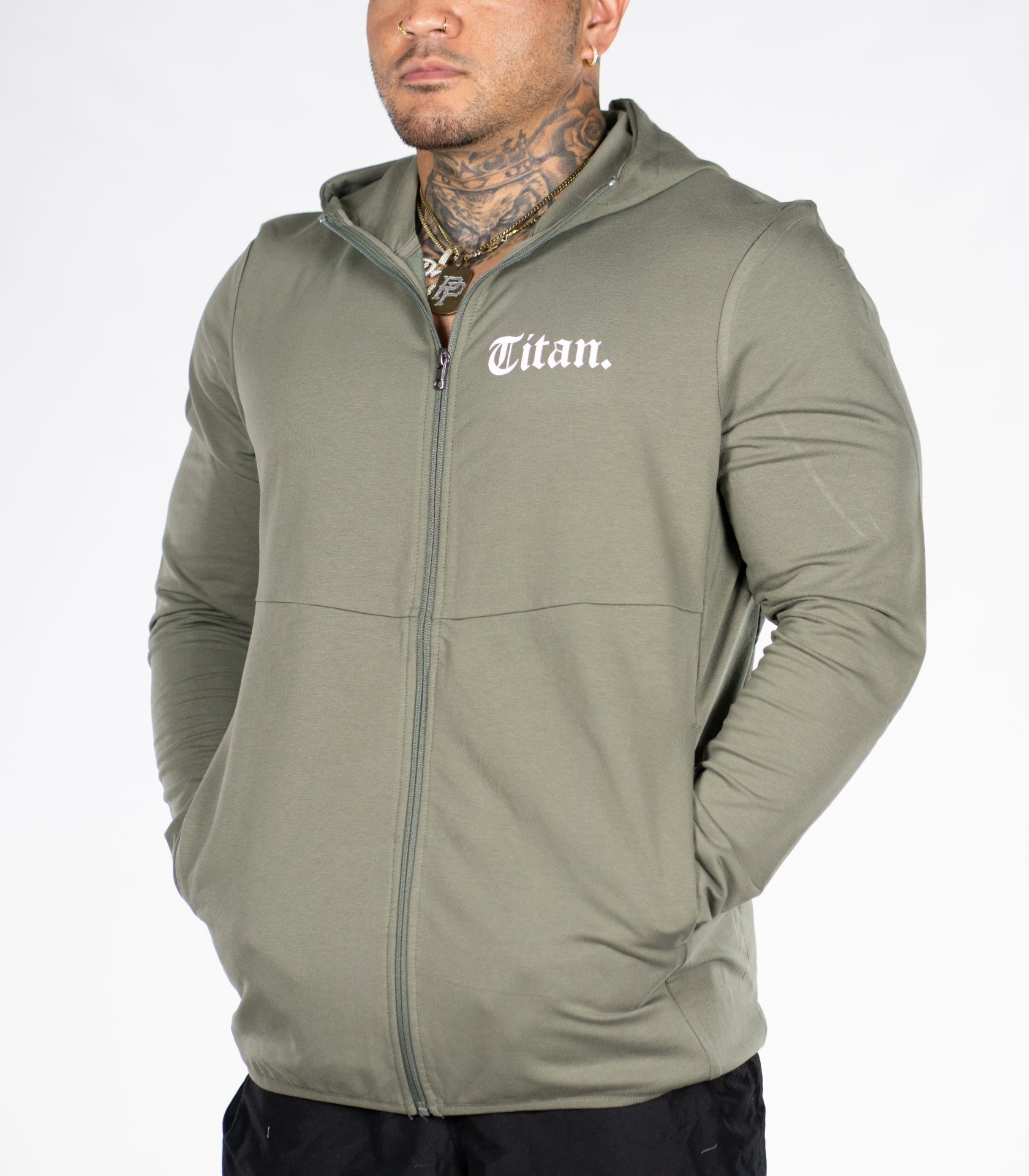 Apollo Zip Hoodie - Titan