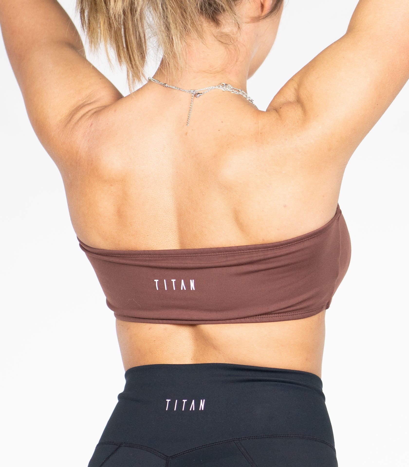 Bandeau Sports Bra - Titan