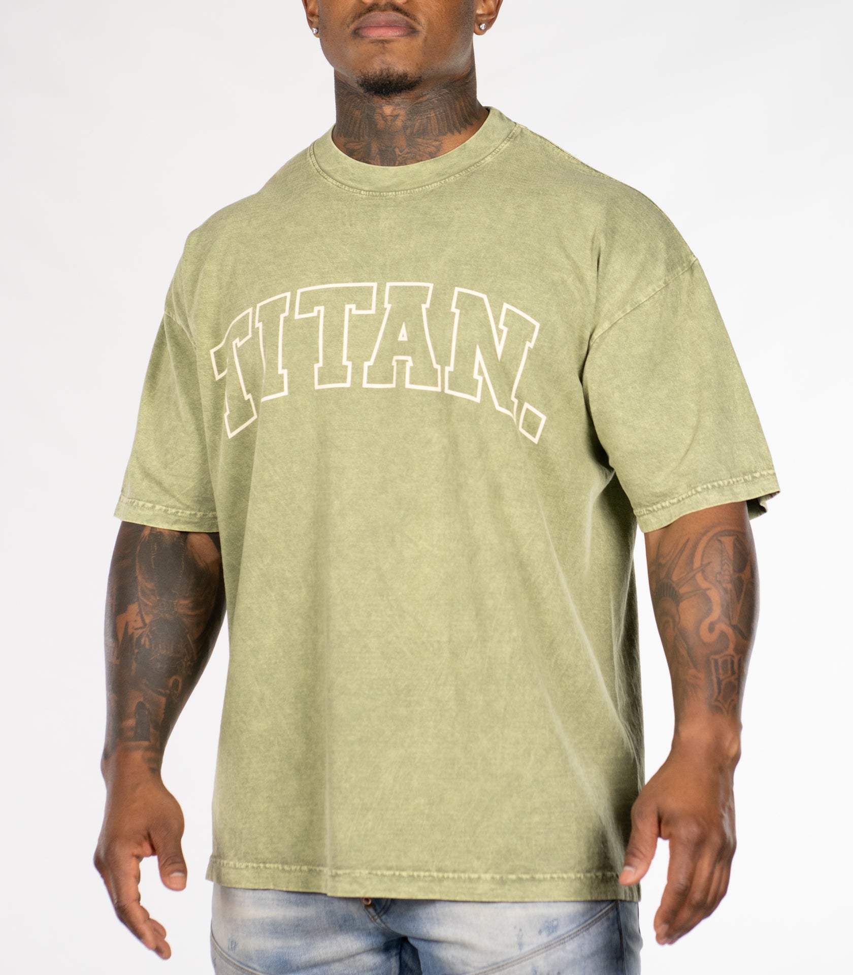 Varsity Oversized Tee - Titan