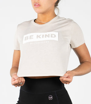 BE KIND Cropped Tee - Titan