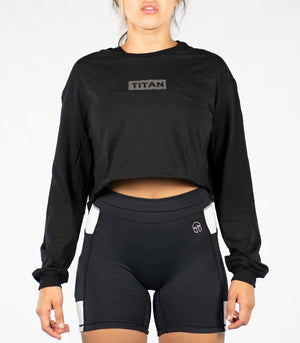 BoxLogo Cropped L/S - Titan