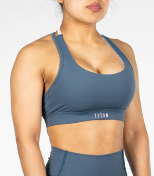 Crown Me Sports Bra - Titan