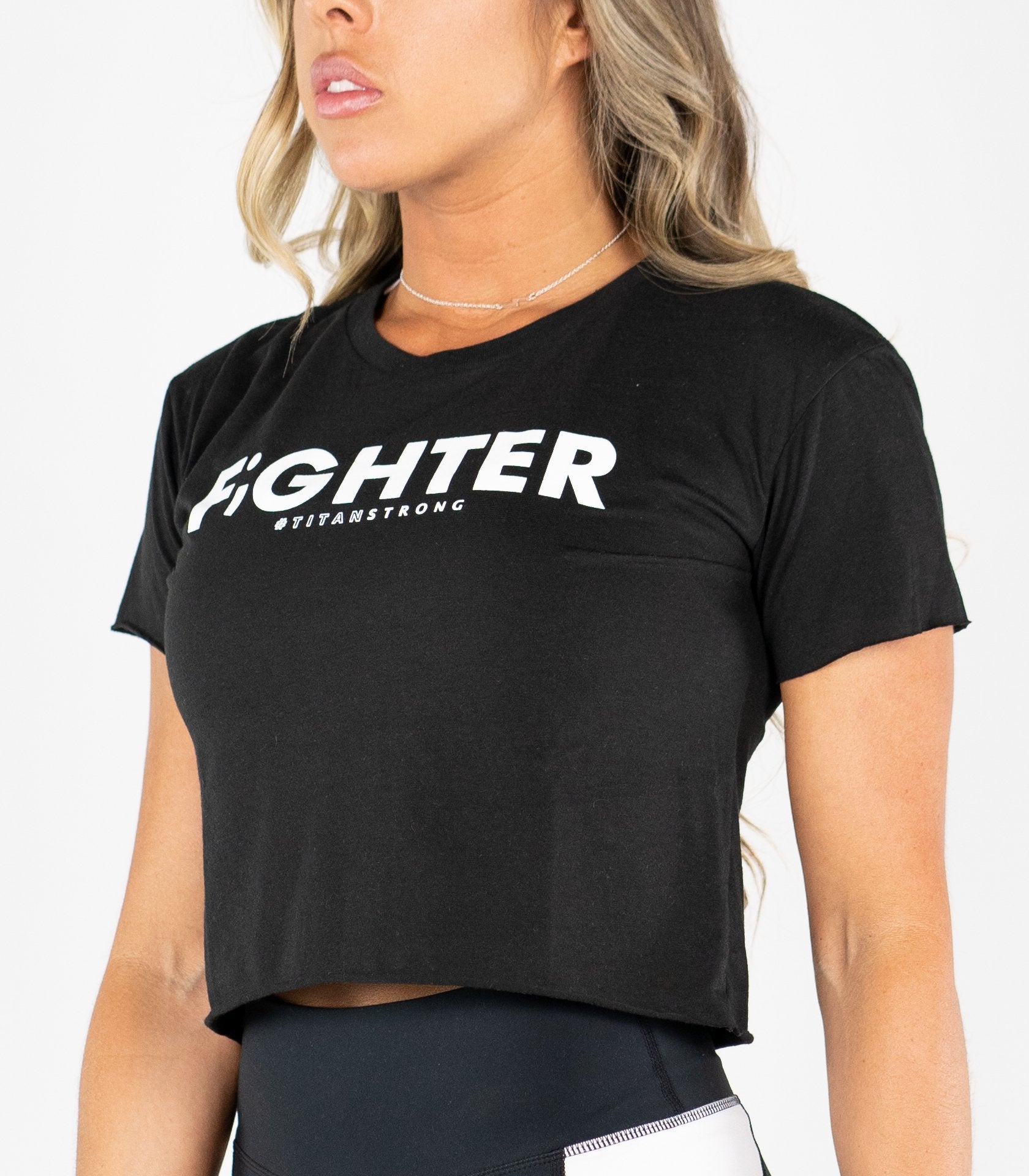 F;GHTER Cropped Tee - Titan