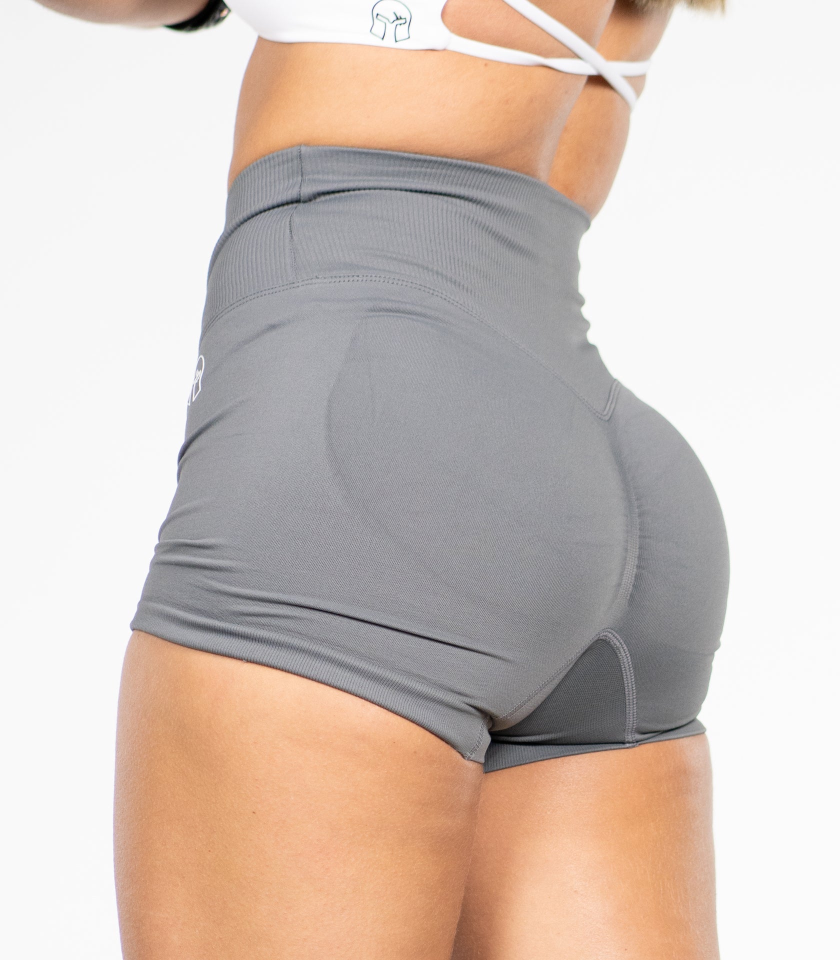 Genesis Seamless Shorts - Khaki Green  high waisted seamless gym shorts –  Official Gymwear