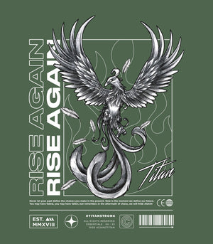Phoenix Oversized Tee - Titan