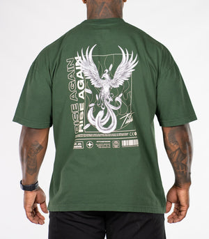 Phoenix Oversized Tee - Titan