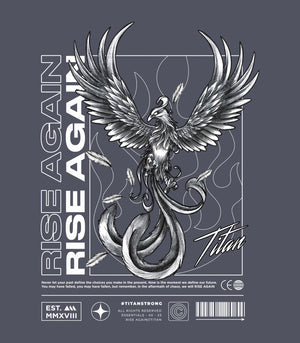 Phoenix Oversized Tee - Titan